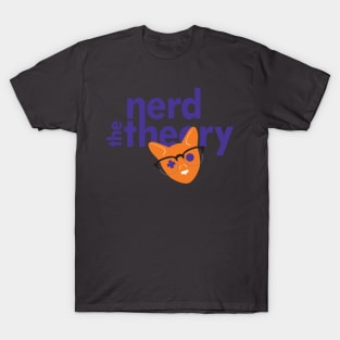 The Nerd Theory (Purple Text) T-Shirt